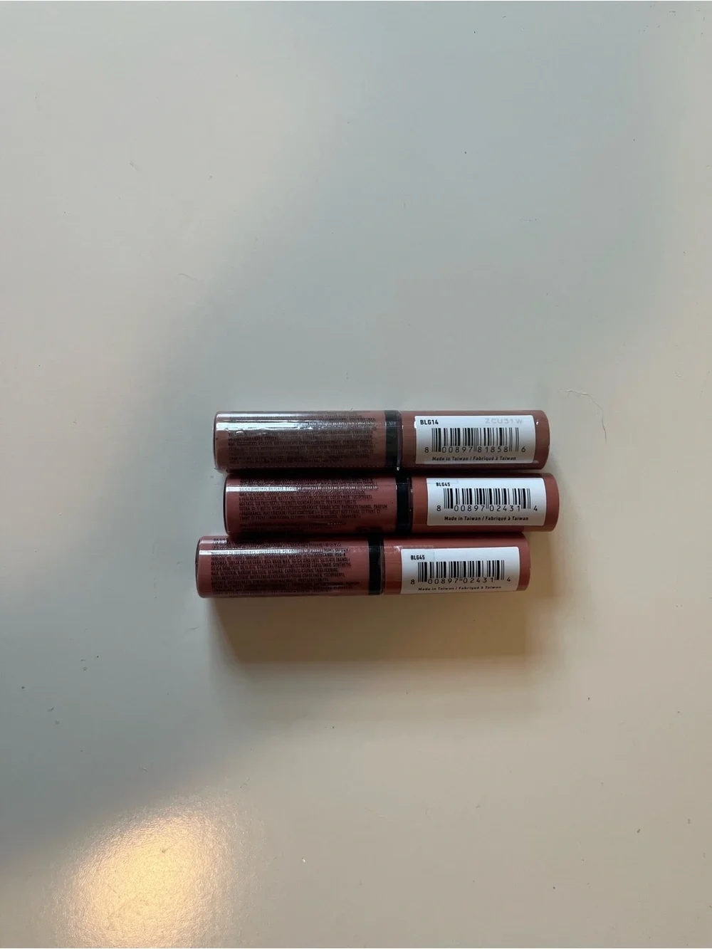3 New NYX Butter Gloss Nude Shades 2 Sugar High & 1 Madeleine